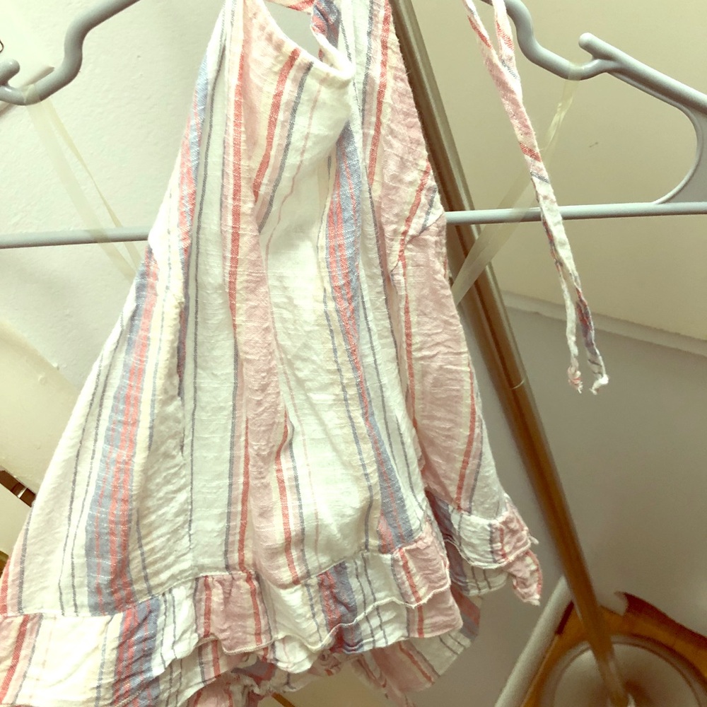red white and blue halter top!!